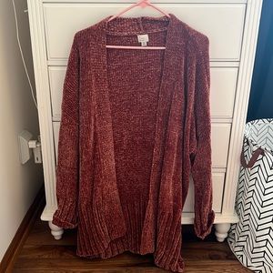 Target burnt orange cardigan
